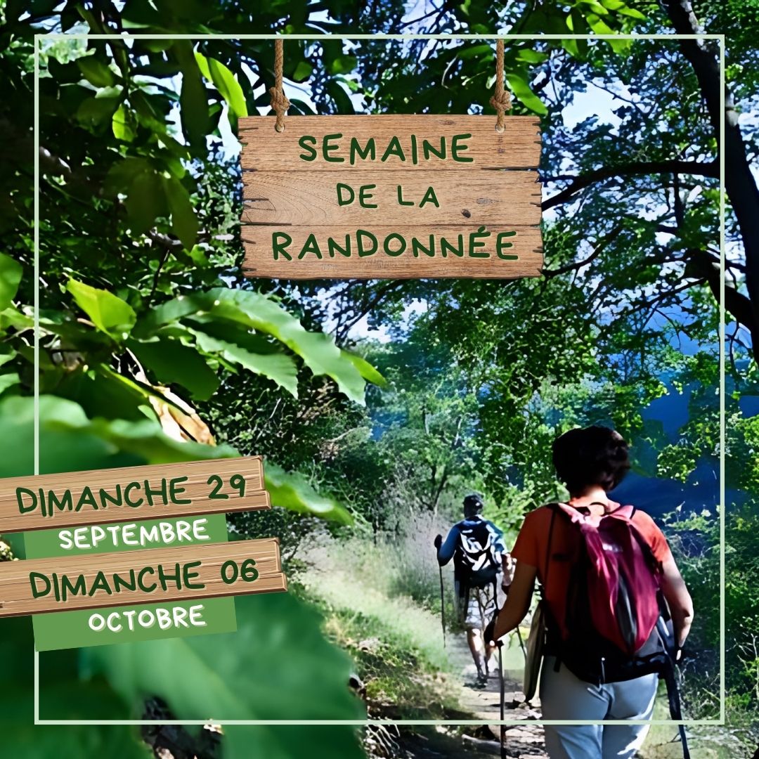 La semaine de la randonnée - visuel RSN 2024